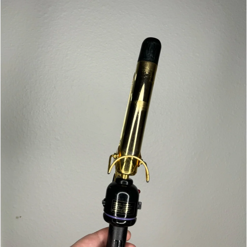 Hot Tools Gold Barrel Curling Iron‎ 1” Wand? - Used- See Description
